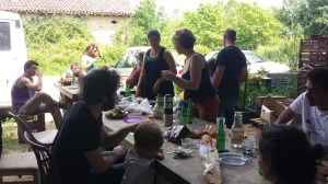 Repas partagé au top